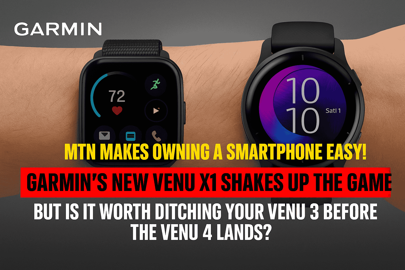 Garmin Venu X1 vs Venu 3