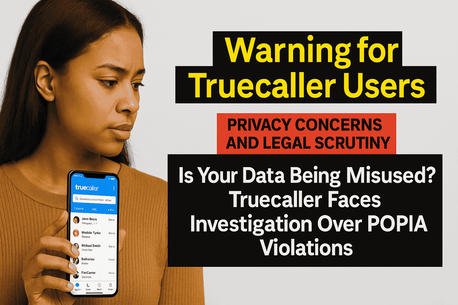 Truecaller privacy concerns